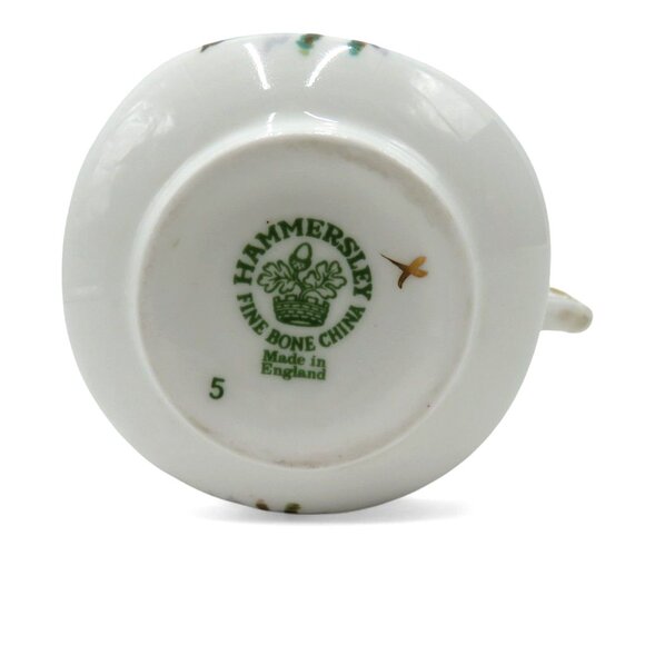 HAMMERSLEY Tea Cup and Saucer Rose Floral Design England Vintage - Picture 10 of 11